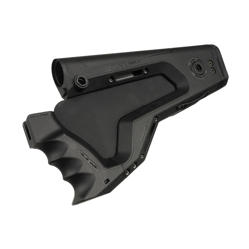 CQR GEN 2.0 (CA) Buttstock BLACK 5 CQR GEN2.0 Buttstock in Black - State Restricted Version angled left