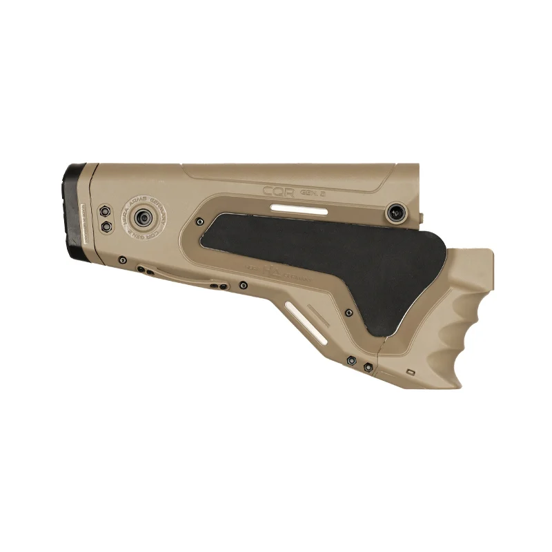 CQR GEN 2.0 (CA) Buttstock TAN 8 CQR GEN2.0 Buttstock State Restricted Version in Tan (FDE), pointing right