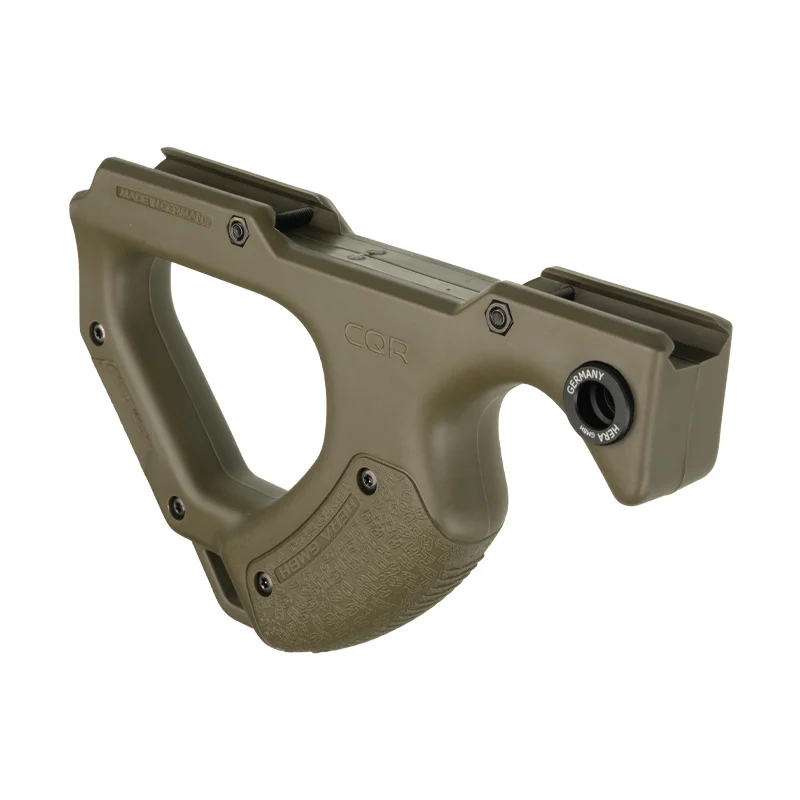 CQR GEN 1.0 Front Grip GREEN 4 CQR Gen1.0 Front Grip in OD Green Rear View