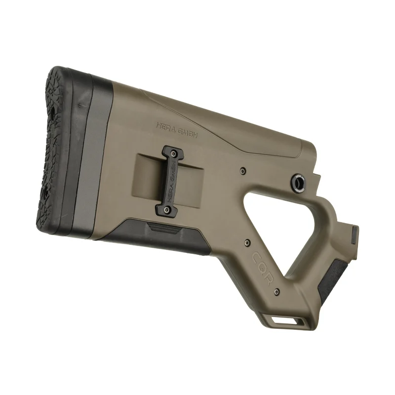 CQR GEN 1.0 Buttstock GREEN 4 CQR GEN1.0 buttstock for AR-15 in OD Green back side
