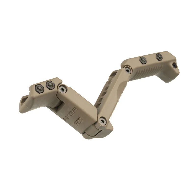 Hera HFGA (Adjustable) TAN 7 Tan / FDE HFGA Adjustable Rifle Front Grip - Angled View