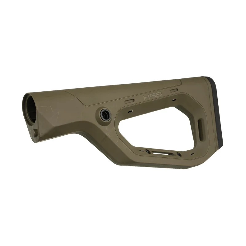 HRS Fixed Buttstock OD Green 4 OD Green Hera HRS Light Fixed Buttstock for AR-15 - Front View