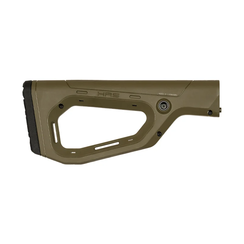 HRS Fixed Buttstock OD Green 5 OD Green Hera HRS Light Fixed Buttstock for AR-15 - Pointing Right