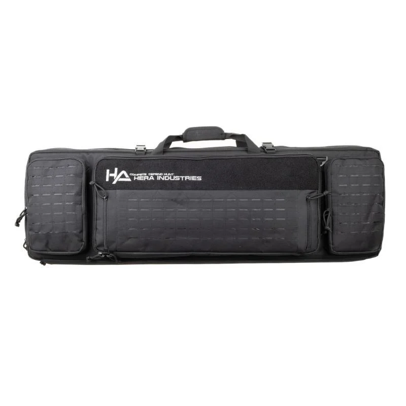 Bag and Mag Bundle 16 Front view of 42" large rifle bag in black.